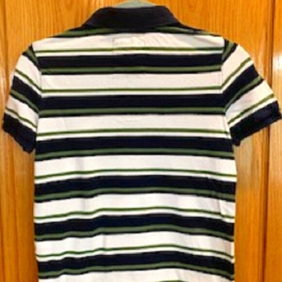 Boys Urban Pipeline 100% Cotton Button Front Shirt Top Stripes Sz: M - Picture 3 of 3